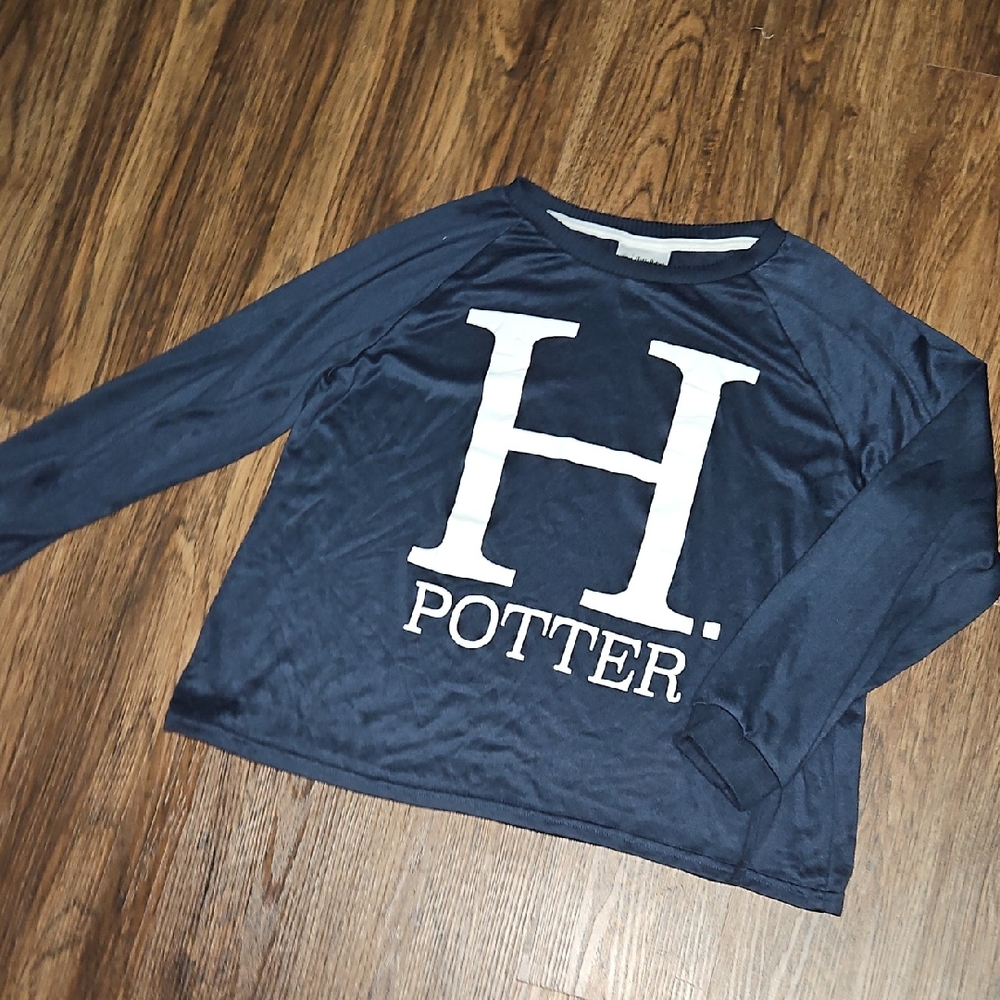 Harry Potter, Wizarding World Navy Blue Initial 'H Potter' Sweatshirt, Size Lg
